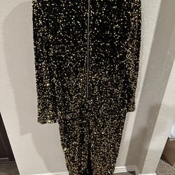 Brand New Black and Gold sequin Dress