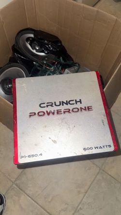 Crunch P1-650.4 Powerone 4-channel car amplifier