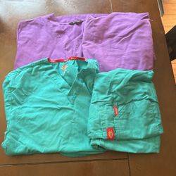 2 Women’s Scrub Sets. Never Worn In Office.