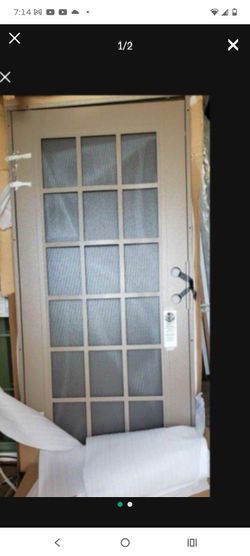Security Heavy-duty Door 36x80  2 tones, left hand