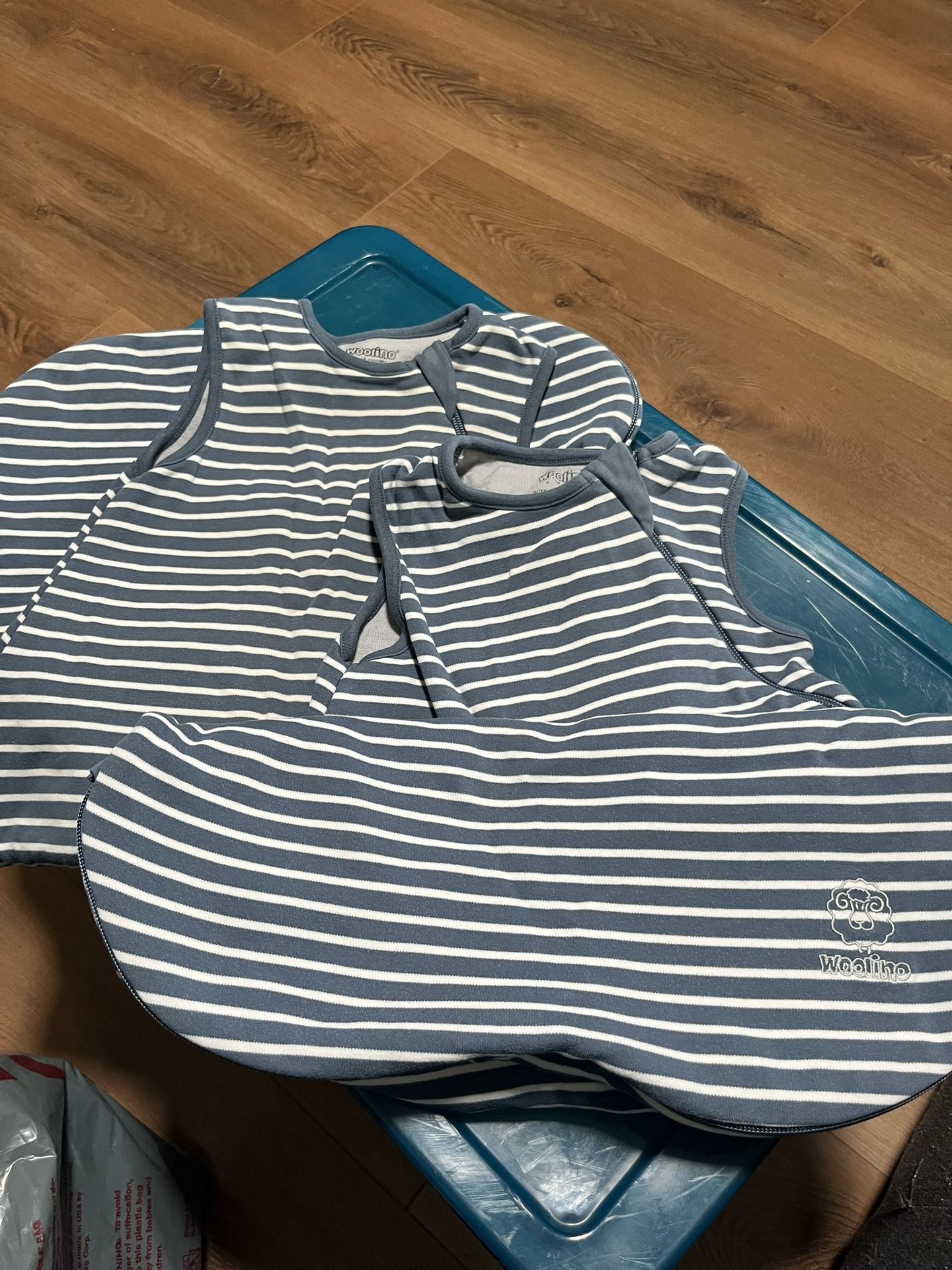 2 Woolino 4 Season Sleep Sacks - 6-18 Months