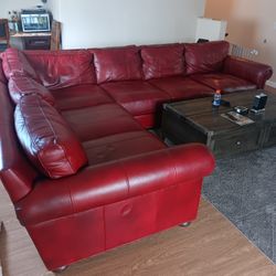 Leather Sectional Couch