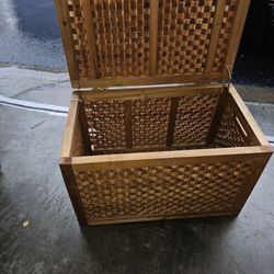 Hand Crafted Bamboo Chest