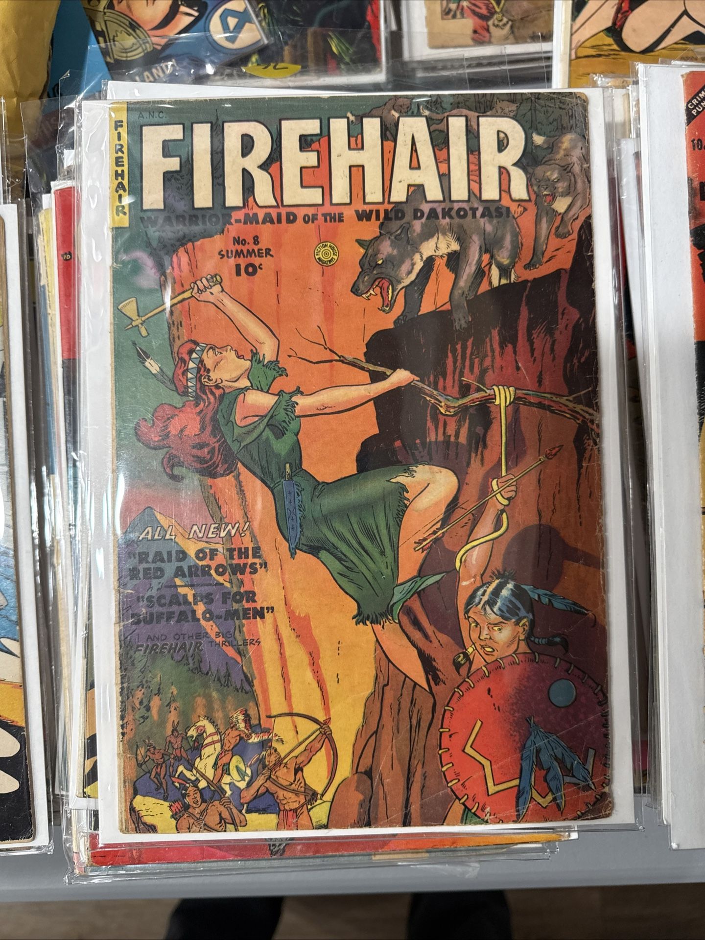 Firehair 8! Golden Age Comic Book. Pre-code GGA