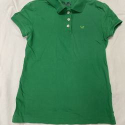 2 Girls Collared Short Sleeved Shirts 