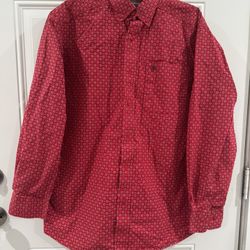 Western  Shirts Ariat And Wrangler Large $25 EACH 