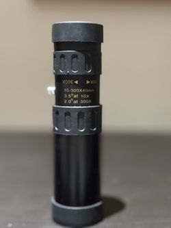4K 10-300X40mm Super Telephoto Zoom Monocular Telescope - Portable HD Scope