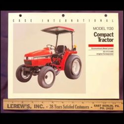 Original Vintage CaseIH 1130 Tractors Dealer Sales Brochure. Case IH