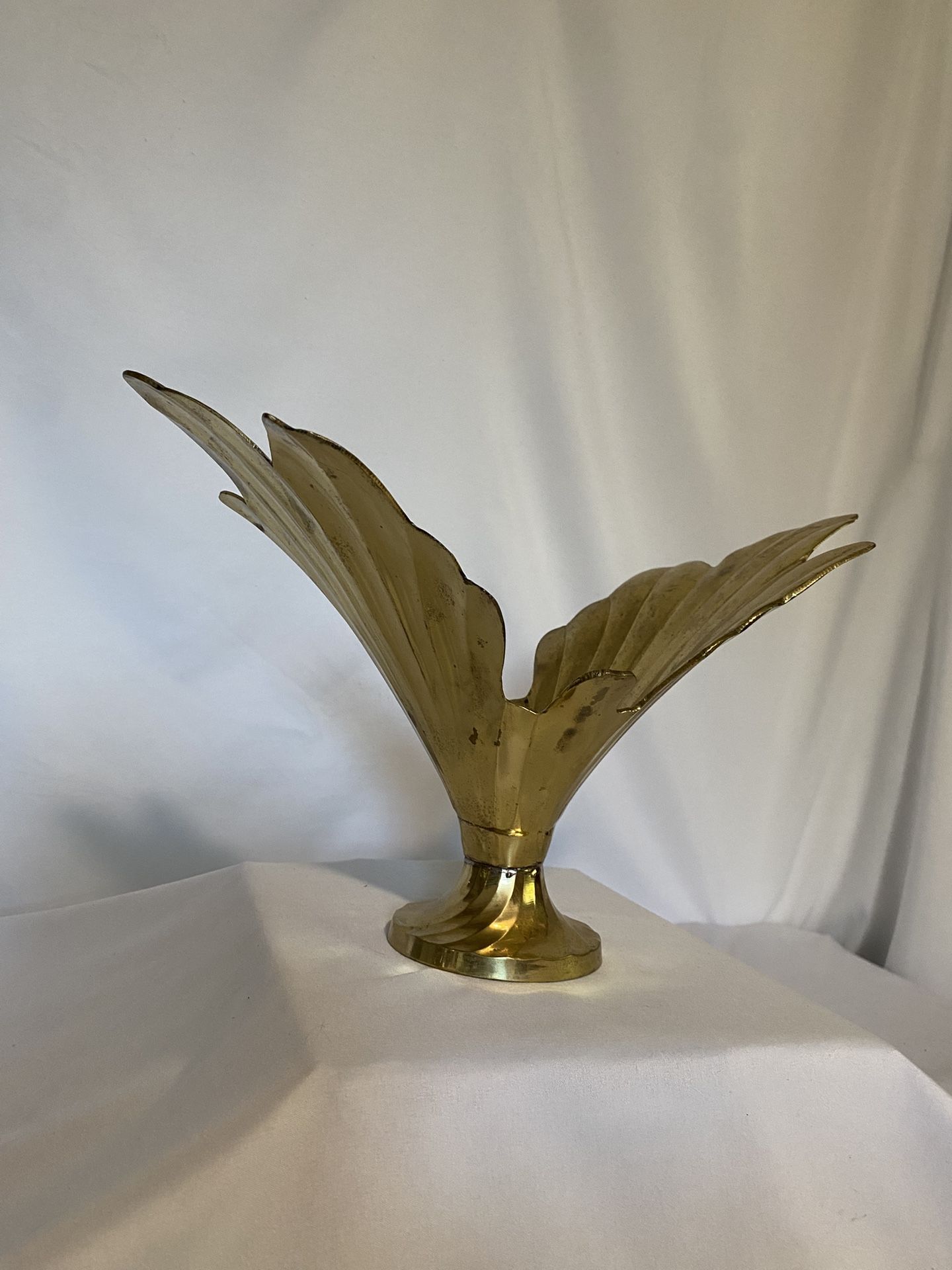 Decorative brass vase