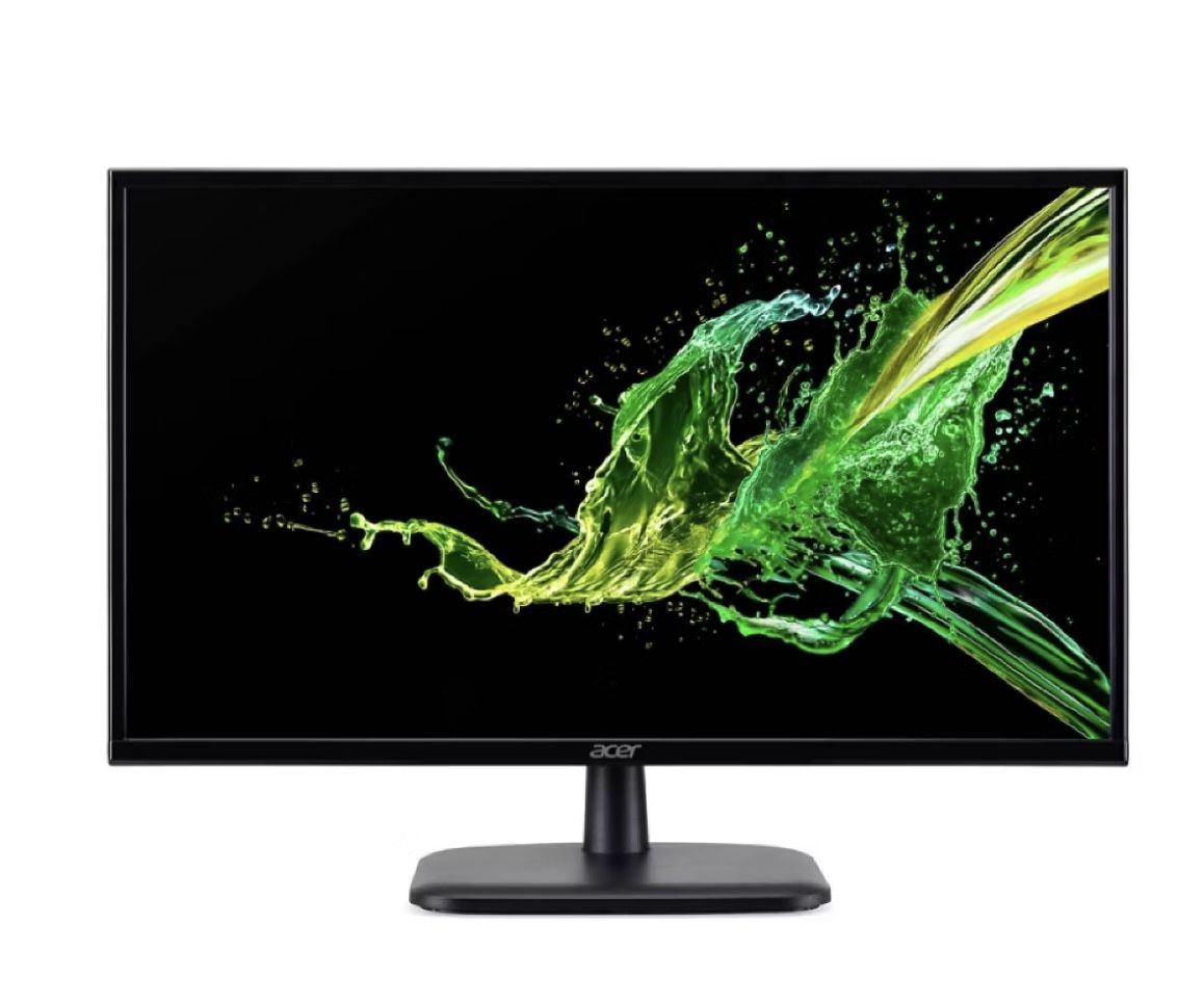 Refurbished Acer 21.5" Widescreen LED Monitor 1920x1080 100Hz 250Nit HDMI VGA - Manufacturer Refurbished