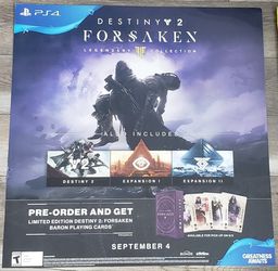 Destiny 2 poster! Large ~22" inches wide x 25" inches tall