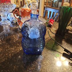Vintage Cobalt Blue Bottle