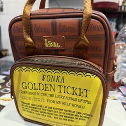 Willy Wonka Chocolate Bar Backpack Purse