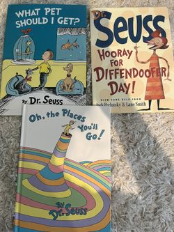Dr. Seuss Toddler Picture Books -3 Books