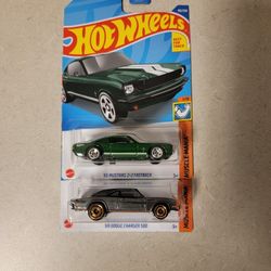 Hot Wheels-'65 Mustang Fastback/'69 Dodge Charger
