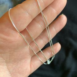 16in Italian 925 Small Box Chain