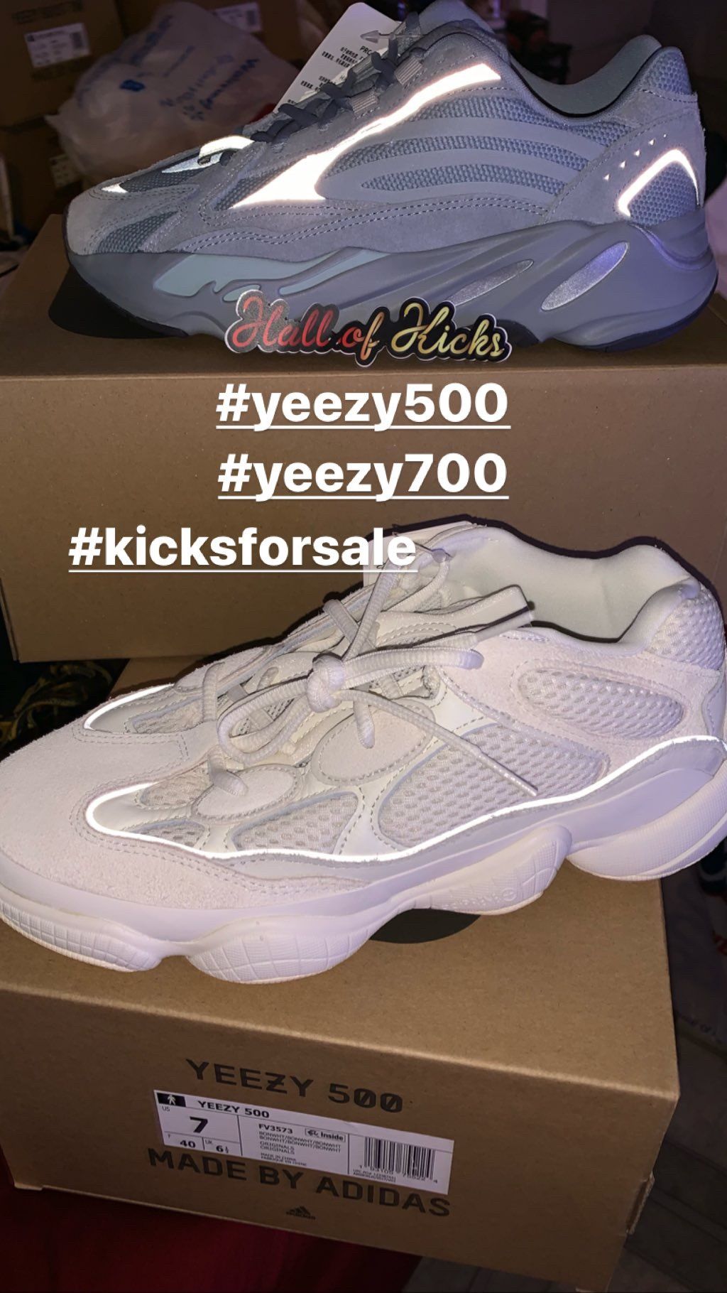 Adidas yeezy 500 bone white size 7