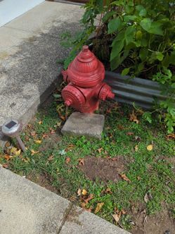 Vintage fire hydrant decorations