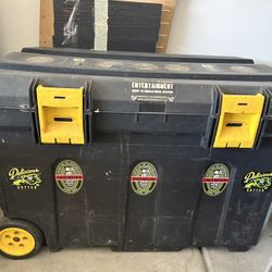 Tool Box With Misc Tools And Power Cords