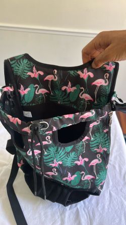 Backpack carrier , legs-out puppy chest carrier for small dogs