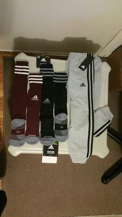 Big Boy's Adidas Pants and 2 Pairs Soccer Socks Size XS-S