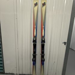 K2-4 Skis, Bindings and Boots