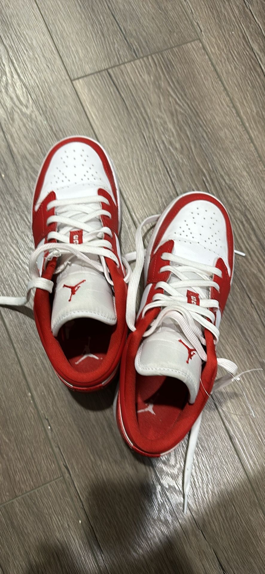 Jordan 1s Low Dunks Red/White 8W Nike