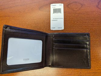 New men's Coach wallets with tag