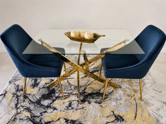 GOLD GLAM DINING TABLE 🤩