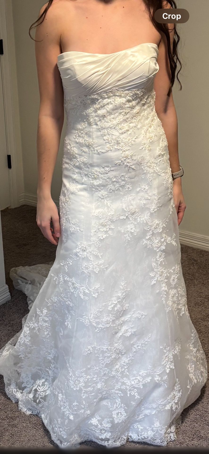 Wedding Dress Size 10 W Extension