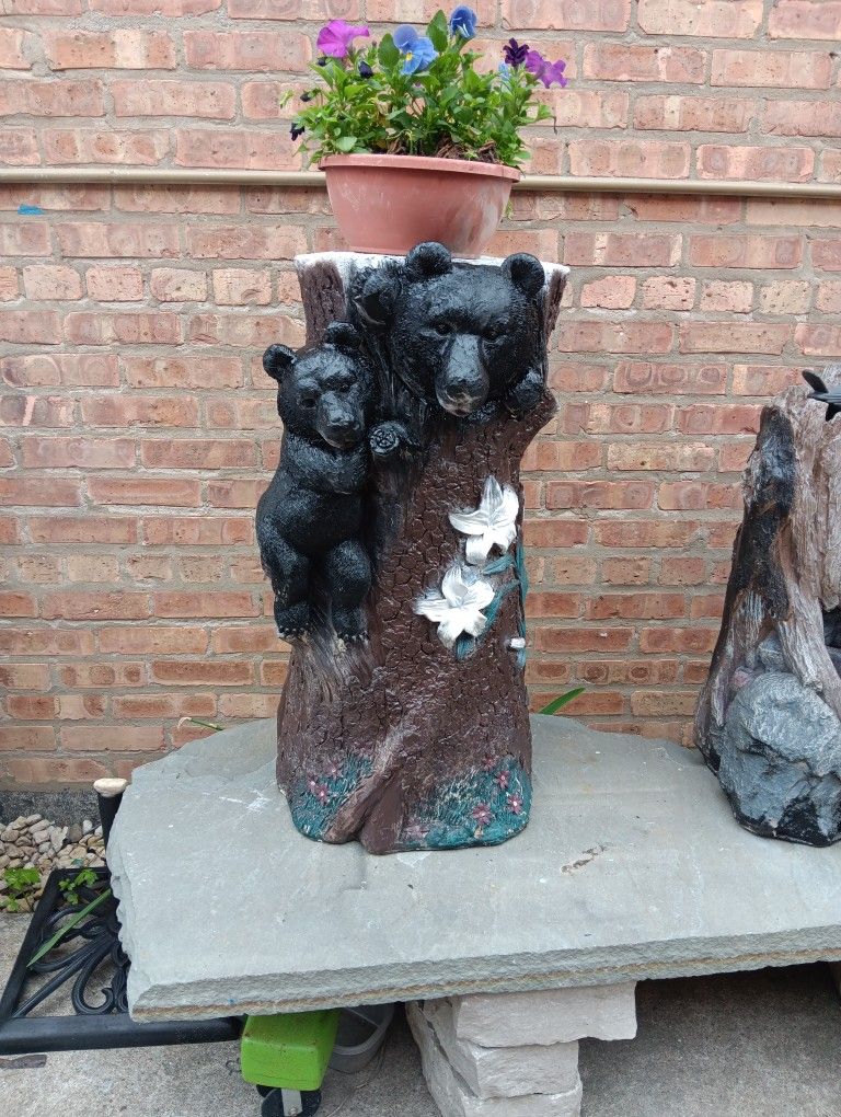 Fiberglass Outdoor Garden Patio Planter Pot Holder Stand Yard Decor