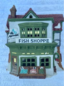 Department 56 Mermaid Fish Shoppe