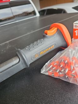 Ramset with rounds and nails