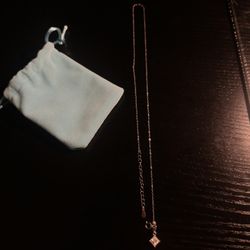 1ct Princess Cut Moissanite Chain