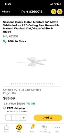 LED Ceiling Fan