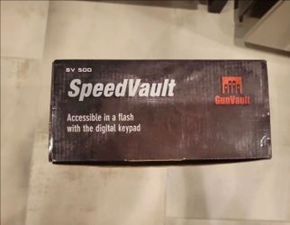 GunVault-SpeedVault With Keypad- Brand New/Open Box