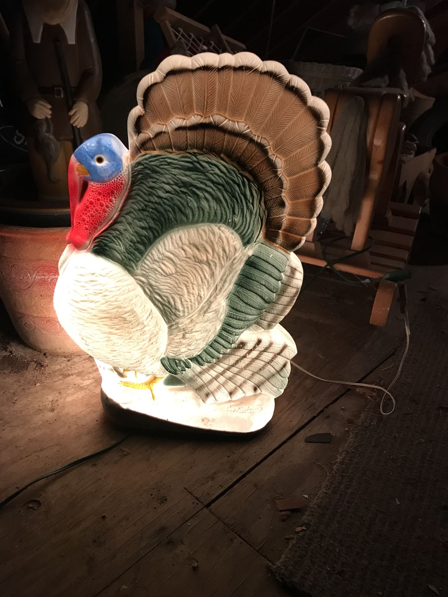 Turkey thanksgiving blow mold blowmold