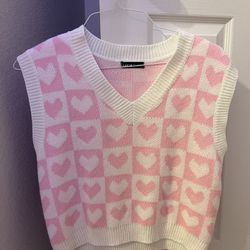 Heart Sweater Vest