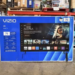 Vizio 75” 4K Smart TV Brand New In Box Only Missing Feet $269.99