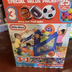 Little Tikes Hoop It Up! Play Center Ball Pit, Kids Ages 3 and up
