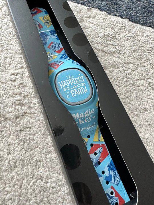Disney MagicBand Disneyland Magic Key Band The Happiest Place On Earth Exclusive