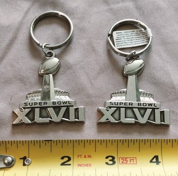 Baltimore Ravens Lombardi Trophy Keychain
