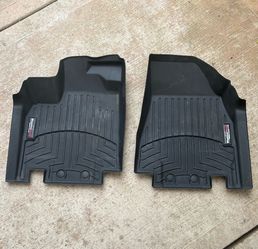 WeatherTech Floor Mats 2022-2025 Nissan Pathfinder or 2022-2026 Infiniti QX60.  1st Row (Driver & Passenger)