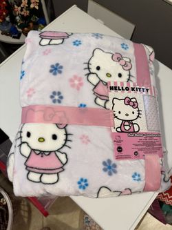 Hello Kitty Twin Blanket New