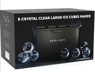 BERLINZO 8 CRYSTAL CLEAR ICE BALL MAKER