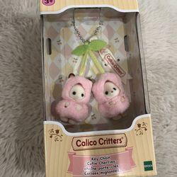 Calico Critter Cherry Keychain 
