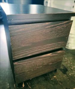 2-Drawer Nightstand Bedside Table🆓️