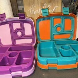 Bento Box  Purple And Orange 