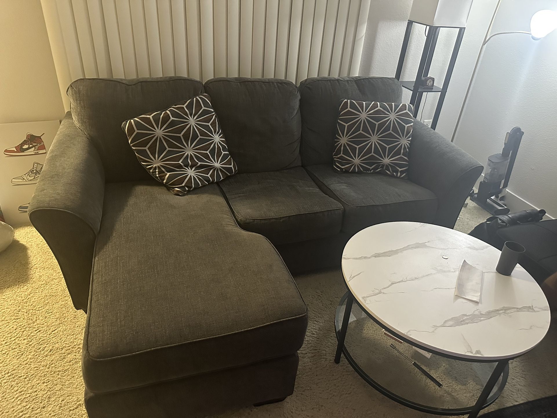 Grey 3 Seat Sofa