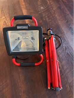 Sears Craftsman Halogen Work Light w/ Tripod